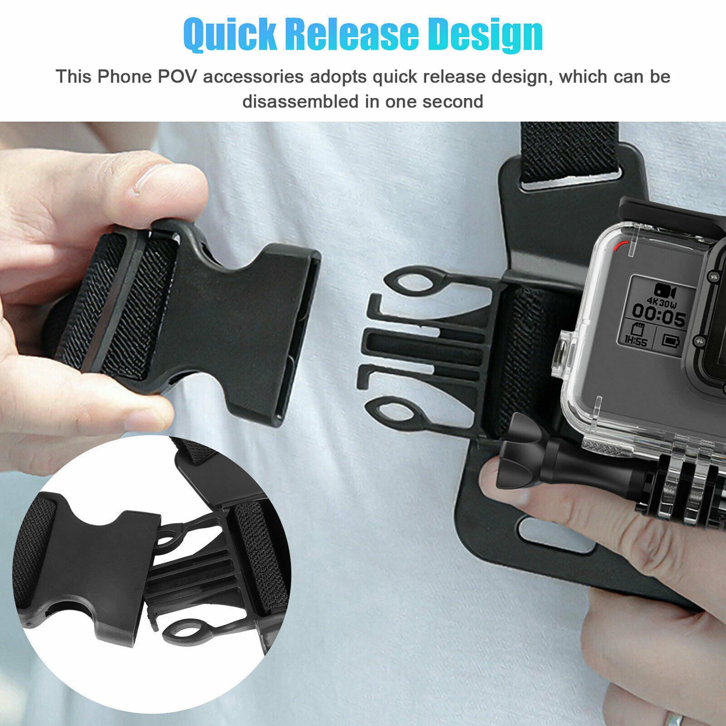 Ultralure Gopro/phone Chest Mount